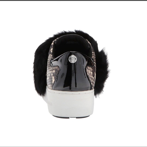 MICHAEL Kors MAVEN SNEAKERS EMBOSSED LEATHER FUR - Picture 6 of 6